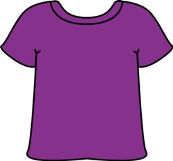 purple shirt