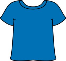 blue shirt